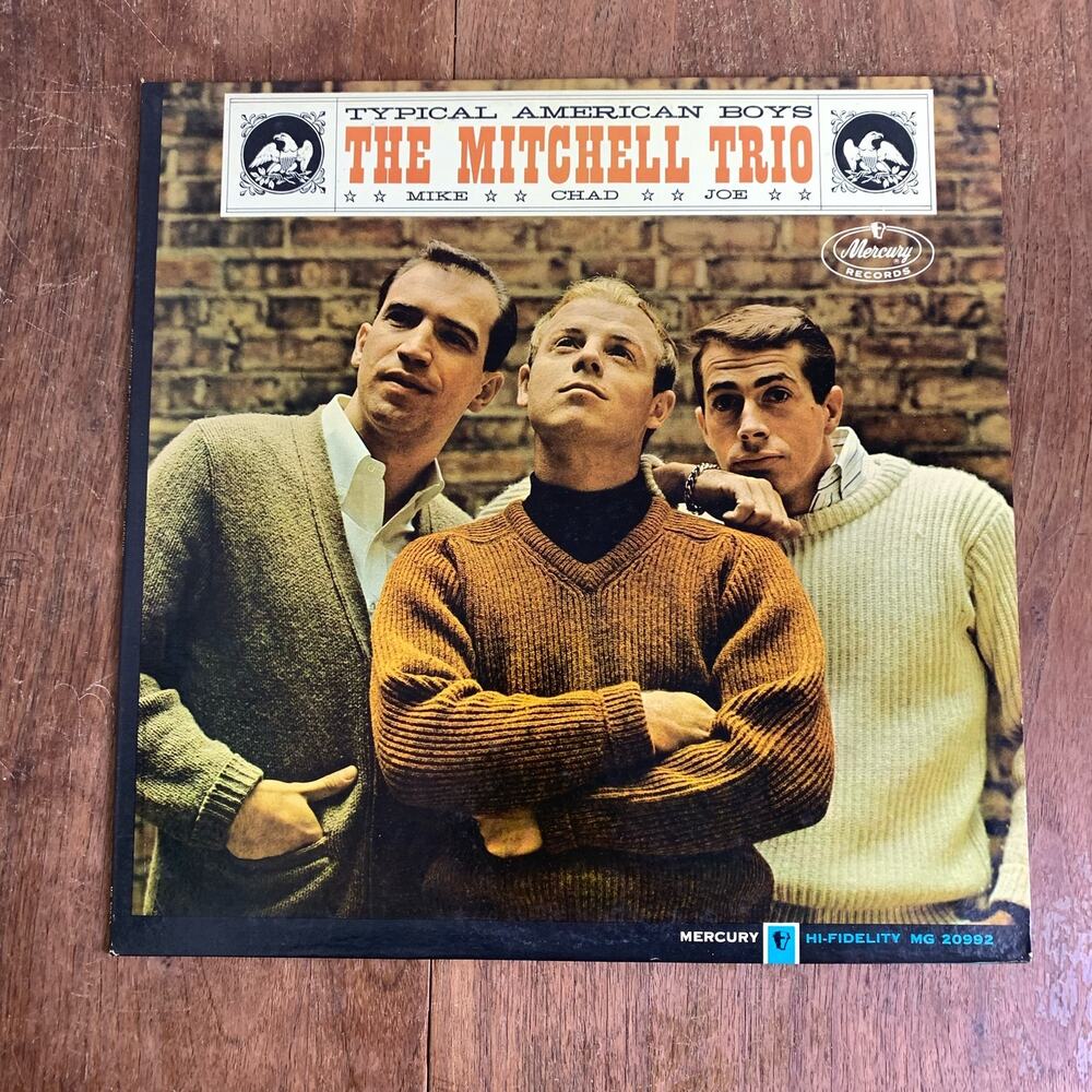 The Mitchell Trio Typical American Boys 1965 Mercury‎ Records Vinyl LP Record